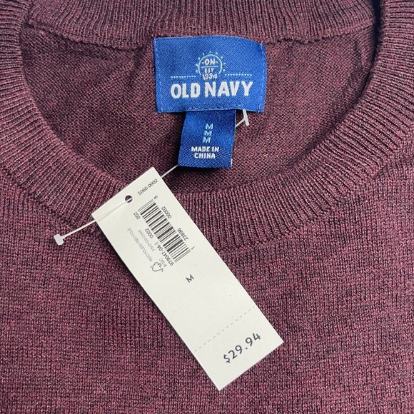 Old navy men’s sweater NWT Medium - Picture 2 of 3